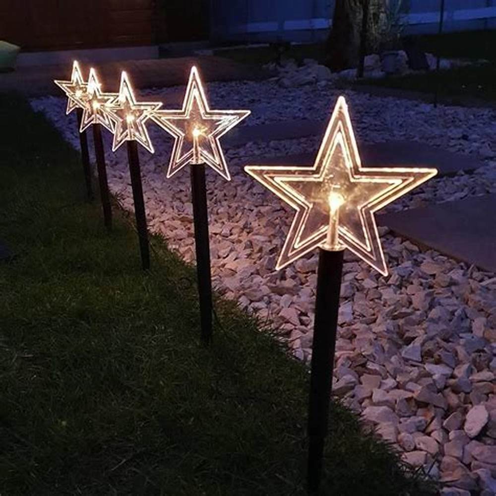 Estaca decorativa estrella solar