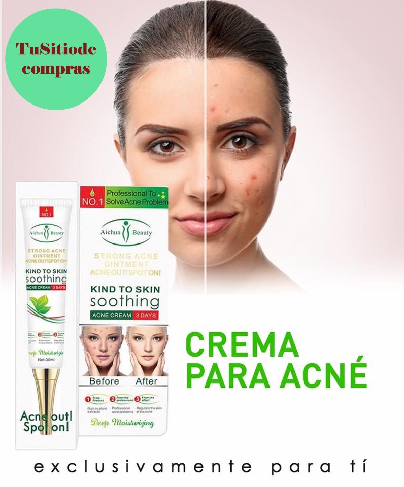 CREMA REPARADORA, HIDRATANTE ANTI ACNE